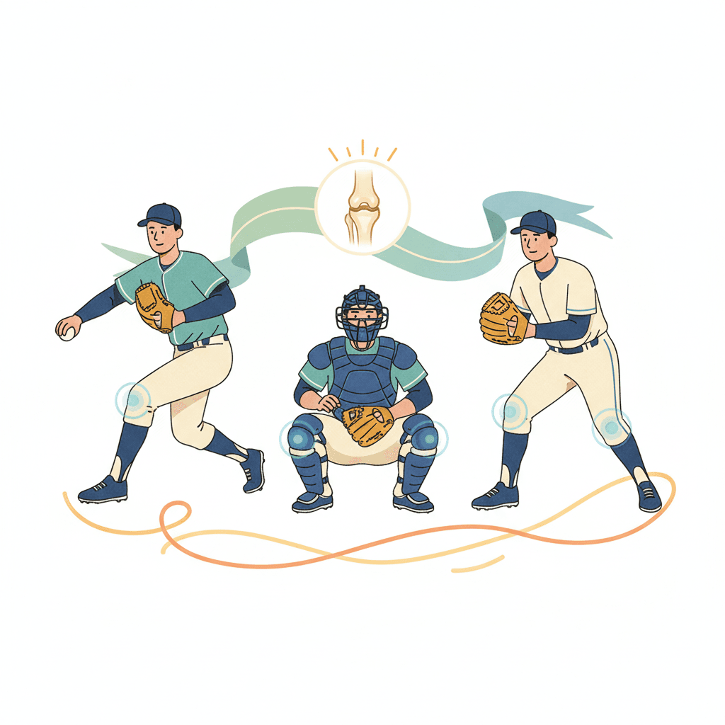 野球選手の膝損傷|投手・捕手・野手別のリスクと予防完全ガイド