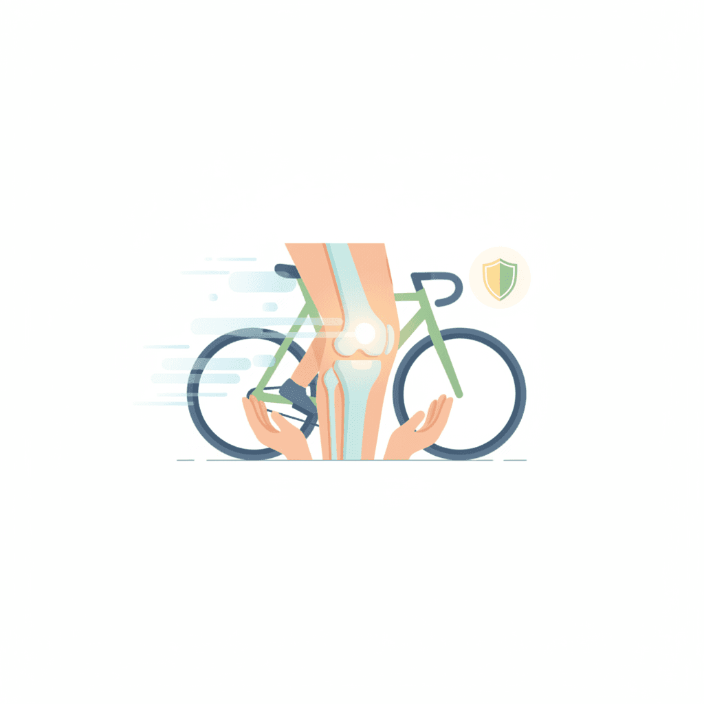 自転車・ロードバイクと膝痛|サイクリストの膝損傷の原因と対策