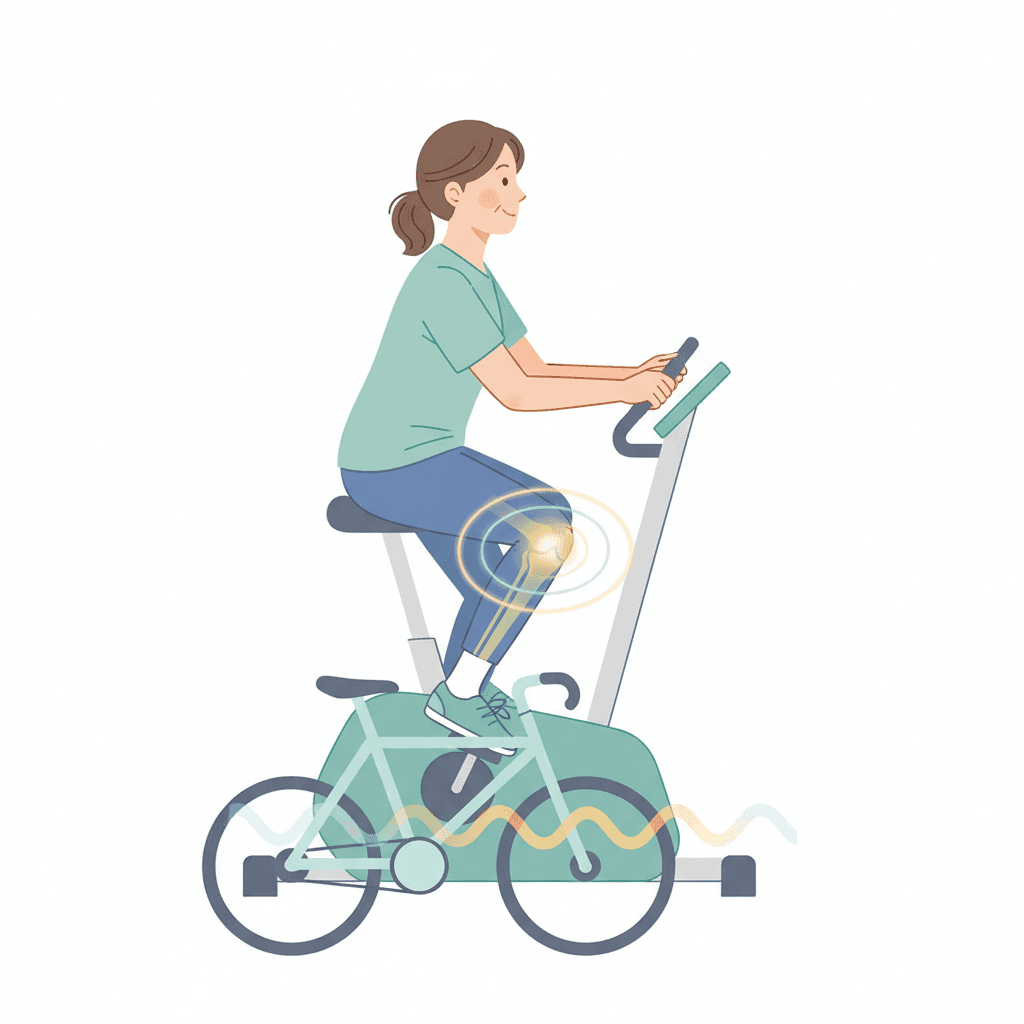 膝の運動にエアロバイク・自転車|変形性膝関節症のリハビリに最適な理由