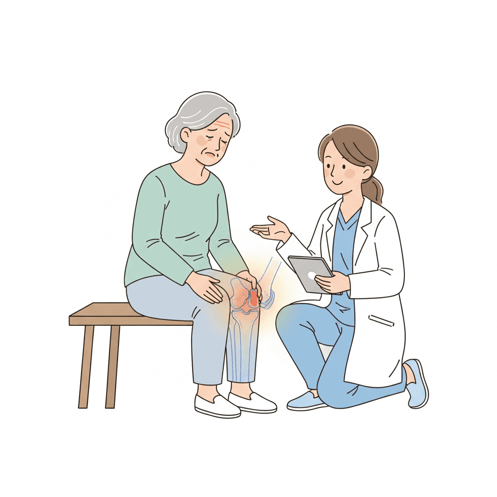 大腿骨内顆骨壊死(SONK)|60代女性の急な膝痛、症状・診断・治療