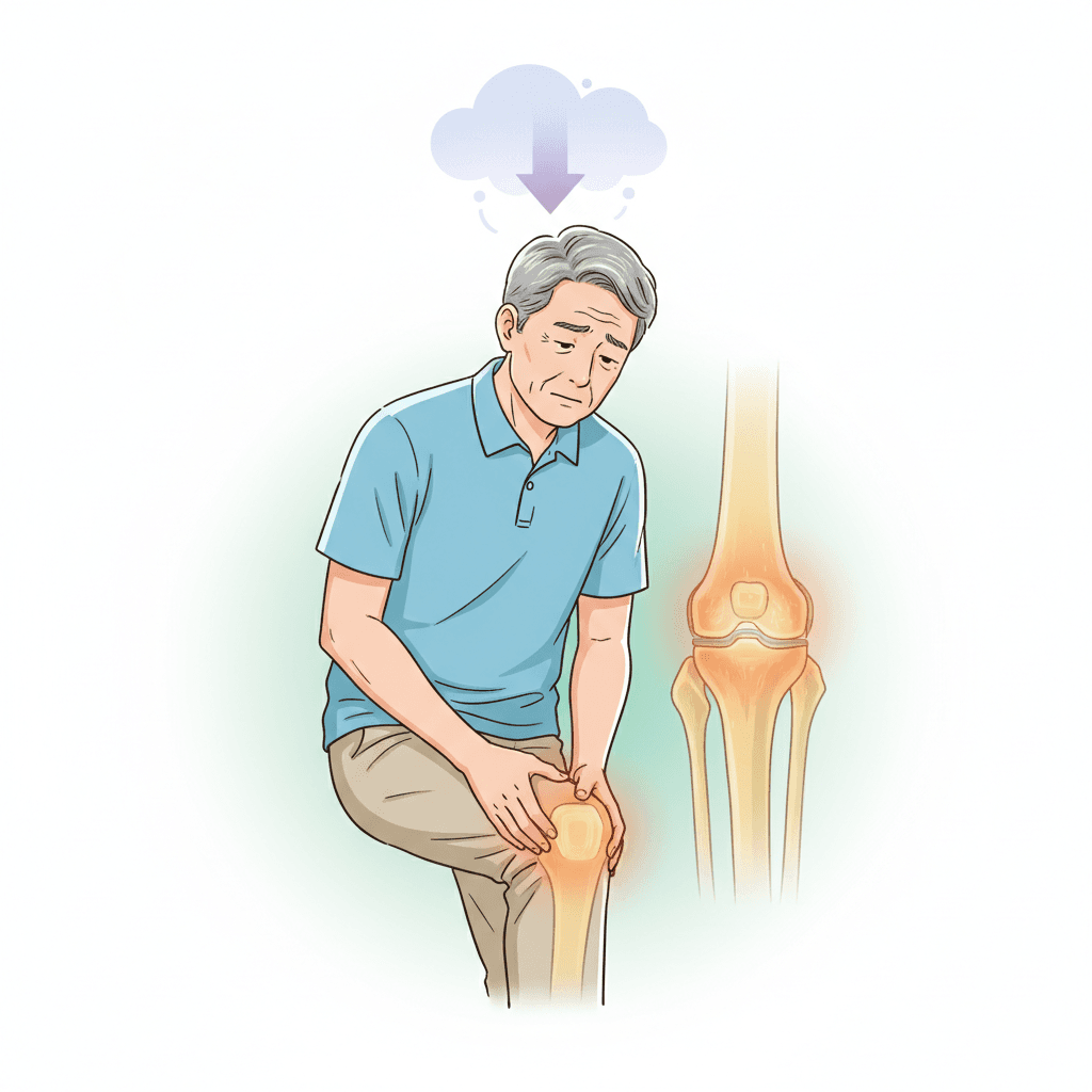 男性更年期(LOH症候群)と膝痛|テストステロン低下が関節に与える影響