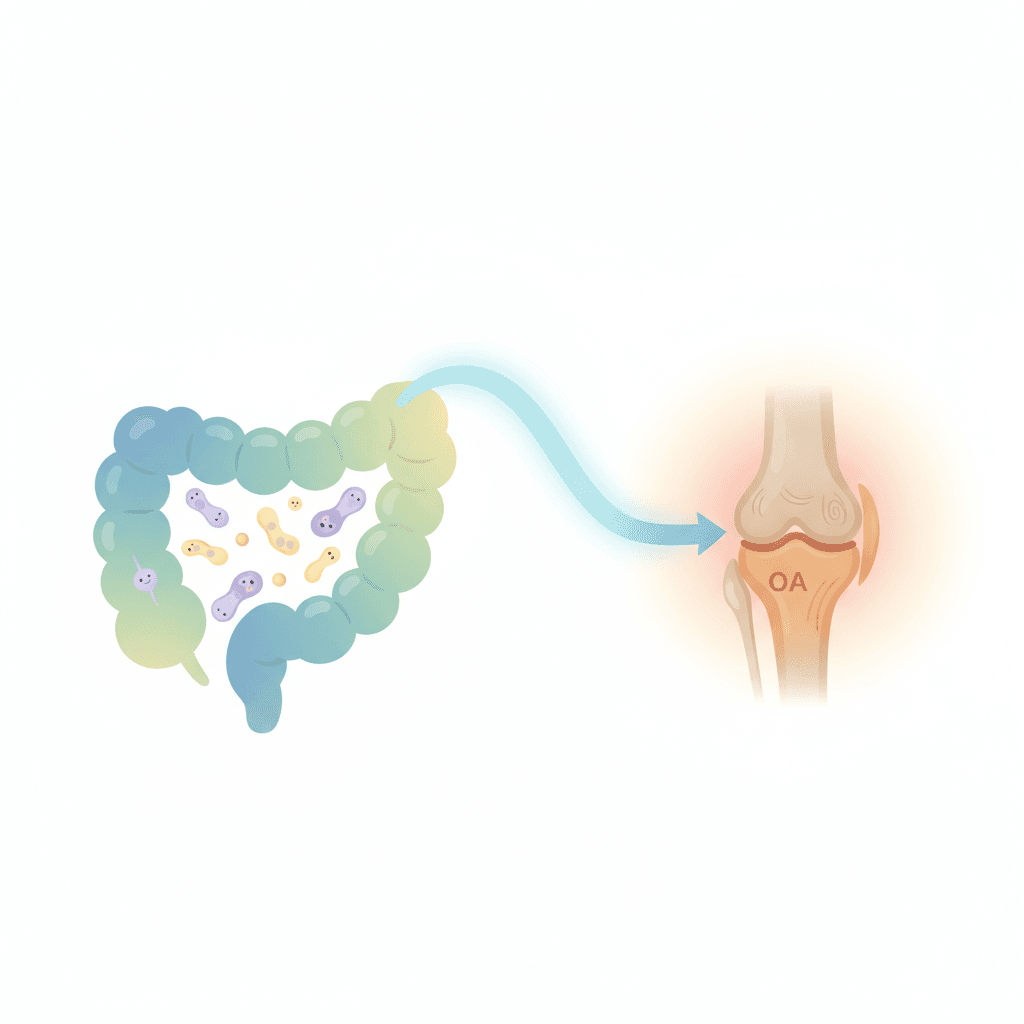 腸内細菌と膝OA|「Gut-Joint axis」の最新研究と実践ガイド
