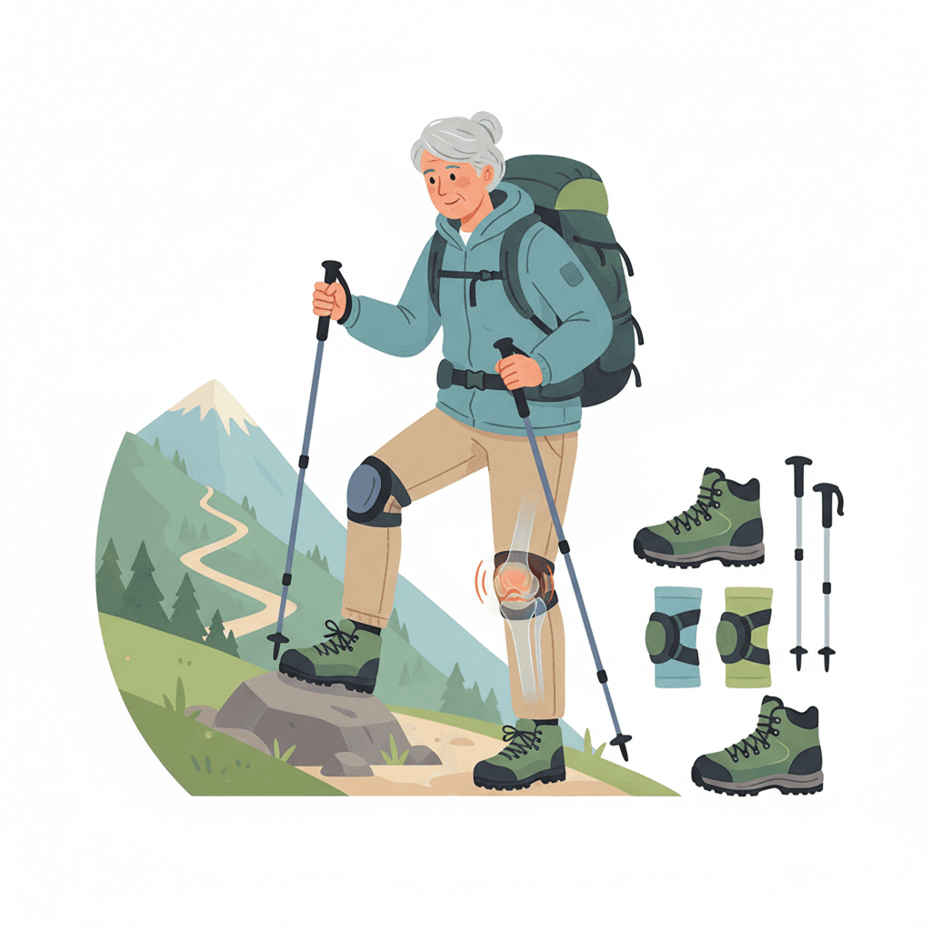 登山・トレッキングと膝痛|下りで膝を痛める原因と予防の完全ガイド