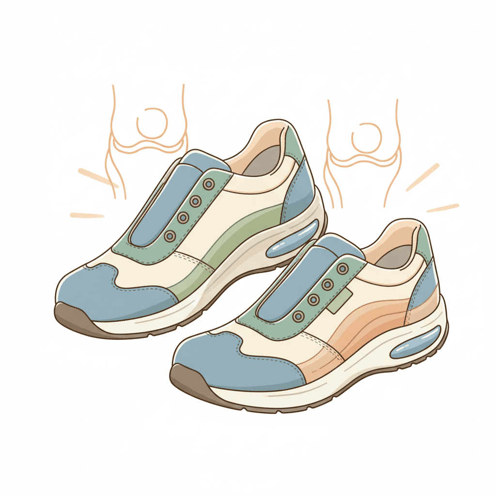 膝にやさしい靴の選び方|変形性膝関節症の方のシューズ徹底解説