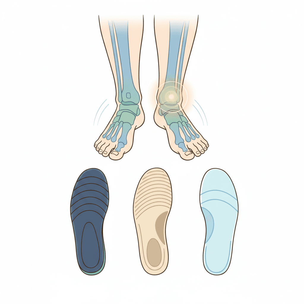 膝の痛みに効くインソール|外側楔状足底板・市販・オーダーメイド徹底比較
